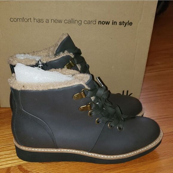 Software Wilcox charcoal leather hiking boots - Picture 1 of 7